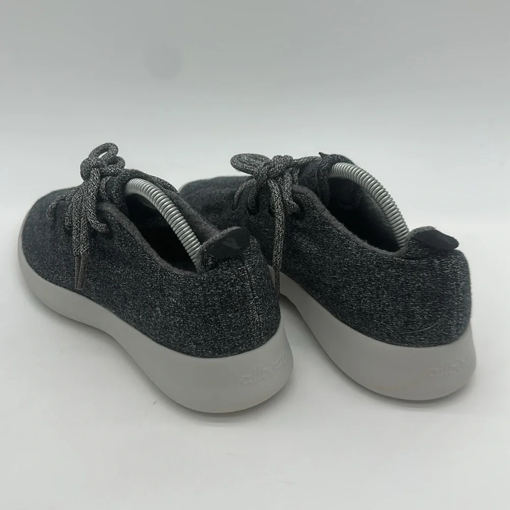 allbirds Men's Size US 10 Natural Gray Merino Wool Runners Lace Up Sneaker Shoes
